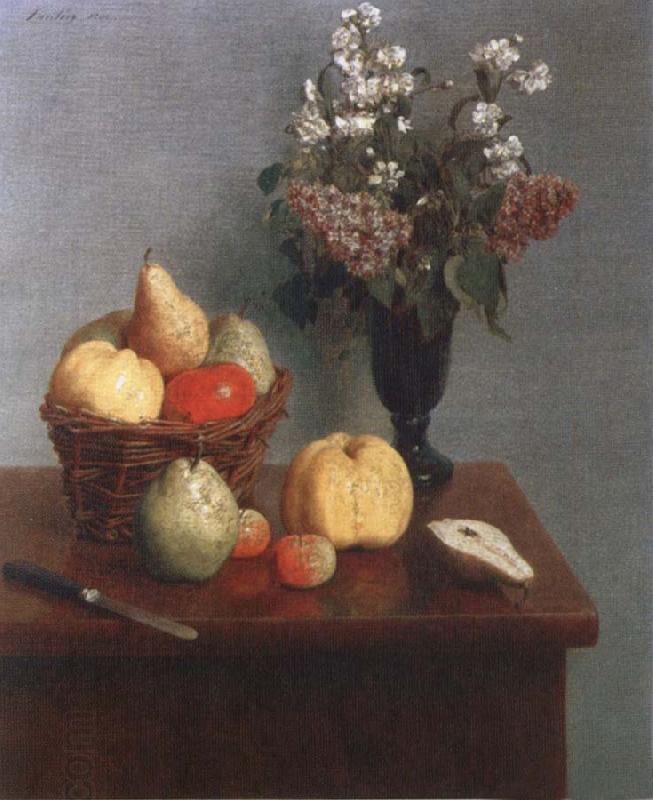 Henri Fantin-Latour Still life with Flowers and Fruit China oil painting art